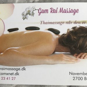 THAIMASSAGE NÅR DEN ER BEDST
Storkøbenhavn

Tel: 50234127 // #1