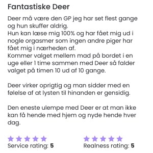 Deer Deer
Storkøbenhavn

Tel: 55266436 // #2
